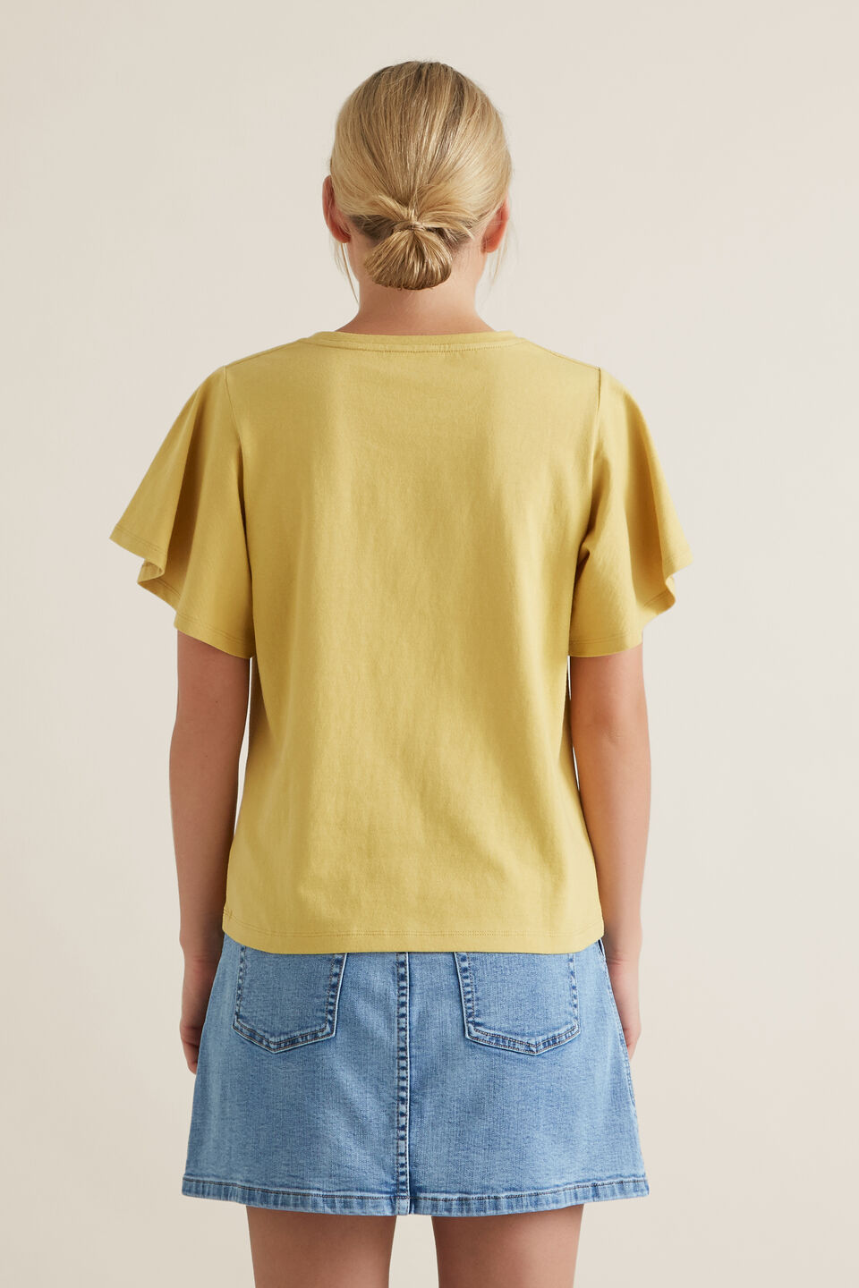 Flutter Sleeve Tee  