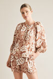 Linen Blend Floral Top    hi-res
