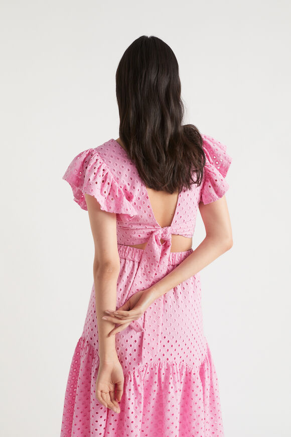 Broderie Crop Top  Soft Orchid  hi-res