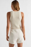 Cotton Knit Top  Frappe  hi-res