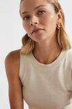 Cotton Knit Top  Frappe  hi-res