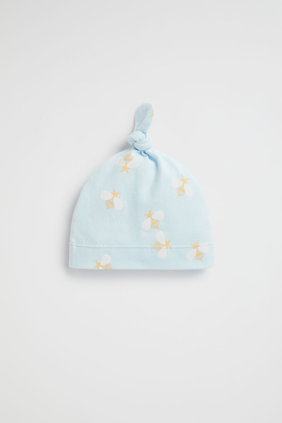 Bee Knot Hat  Ice Blue