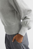 Cotton Rib Easy Knit  Silver Marle  hi-res