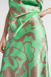 Satin Floral Skirt  Key Lime Floral  hi-res