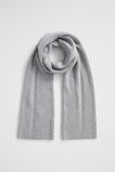 Rib Knit Scarf  Silver Marle  hi-res