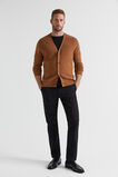 Merino Wool Cardigan  Nutmeg  hi-res