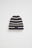 Heritage Patch Stripe Beanie  Multi  hi-res