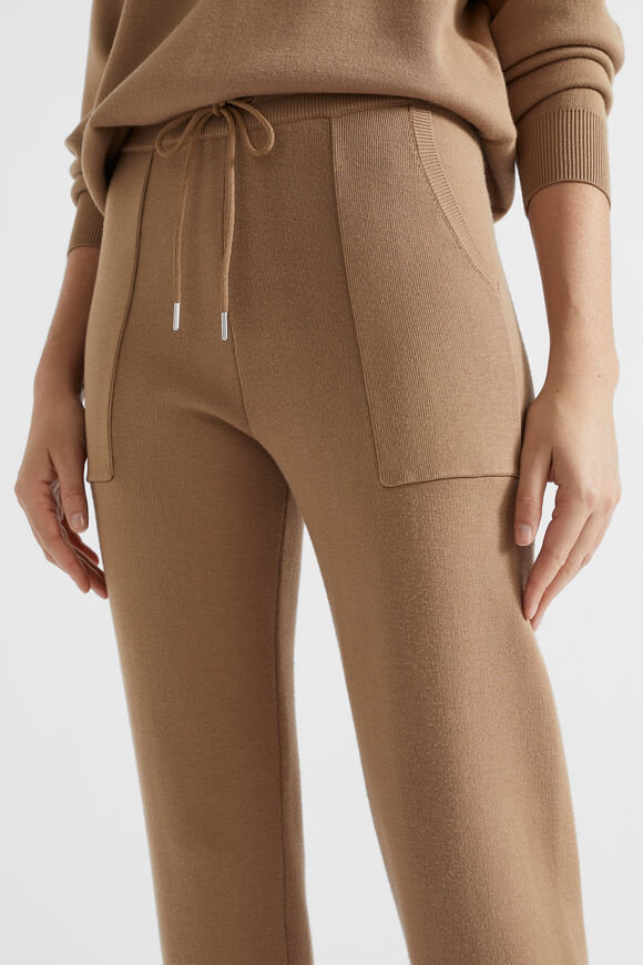 Double Knit Trackpant  Deep Chai  hi-res