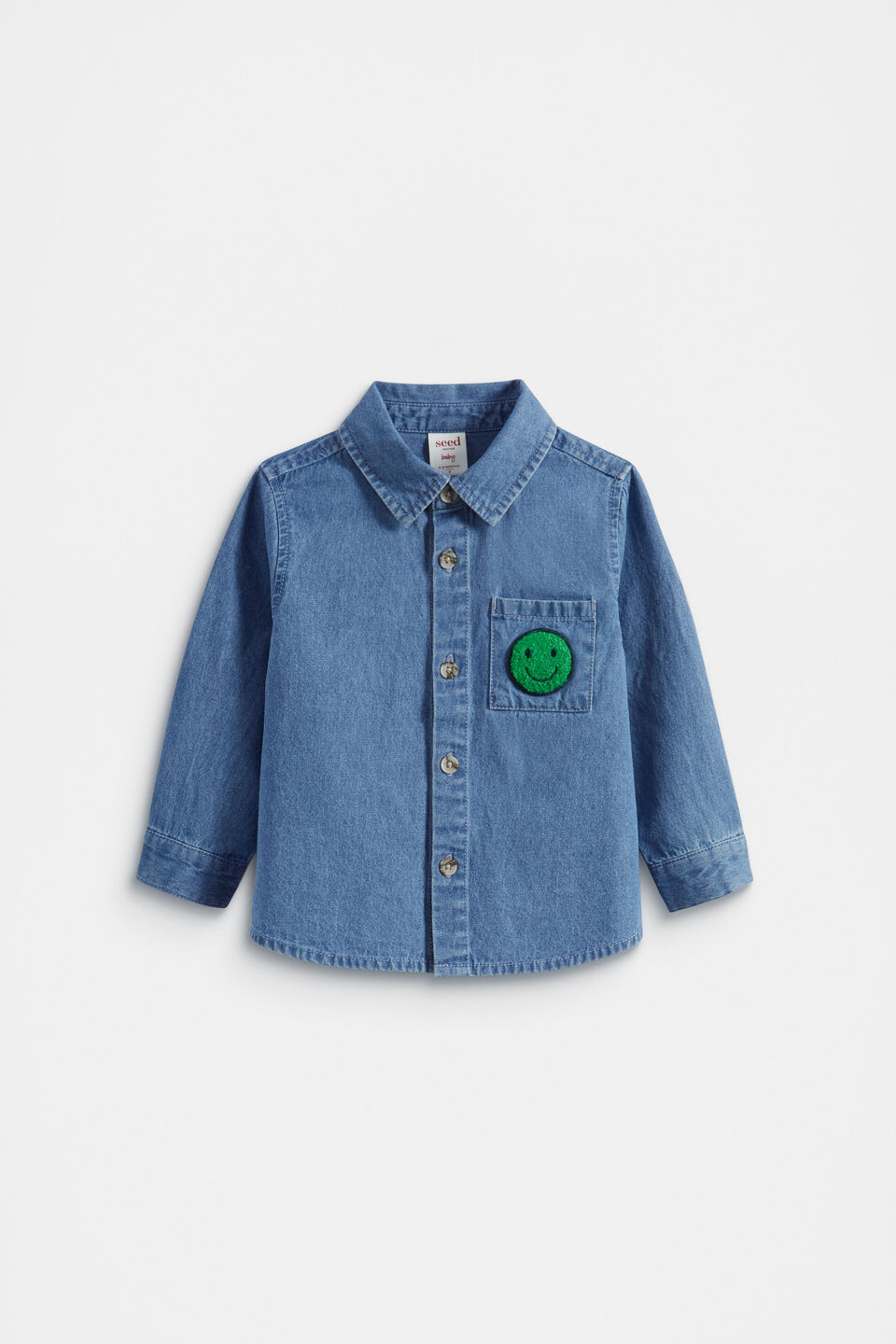 Denim Shirt  Bright Blue Wash
