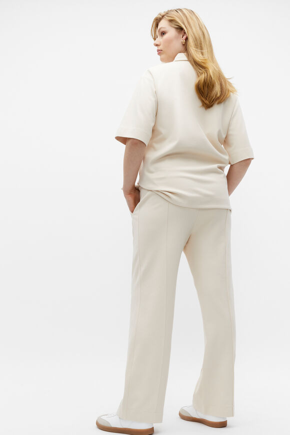 Double Knit Polo  Vanilla Cream  hi-res