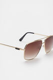 Ella Aviator Sunglasses  Gold  hi-res