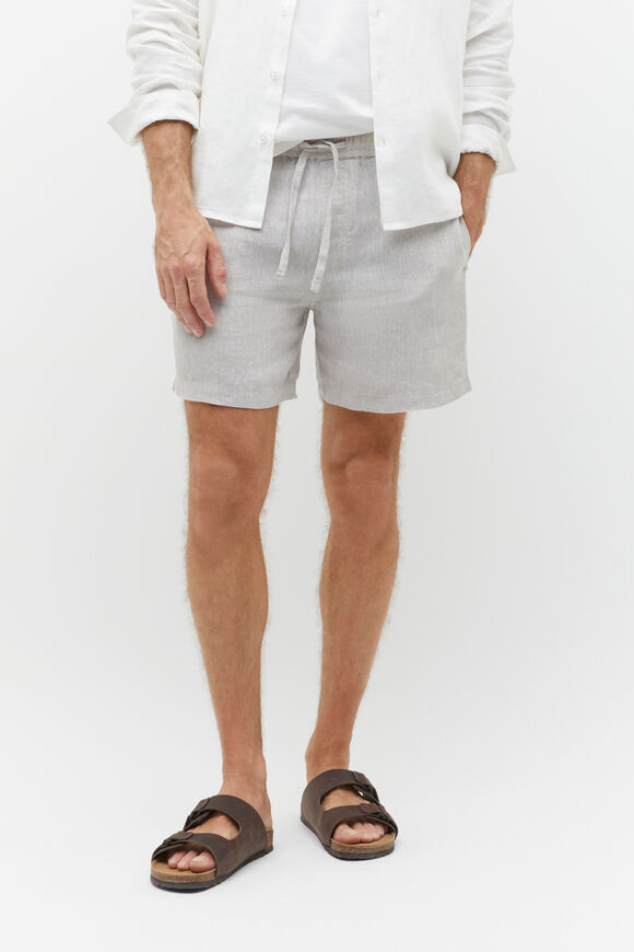 Linen Short  Chalk Crossdye  hi-res