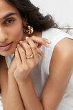 Solid Ribbed Ring  Gold  hi-res