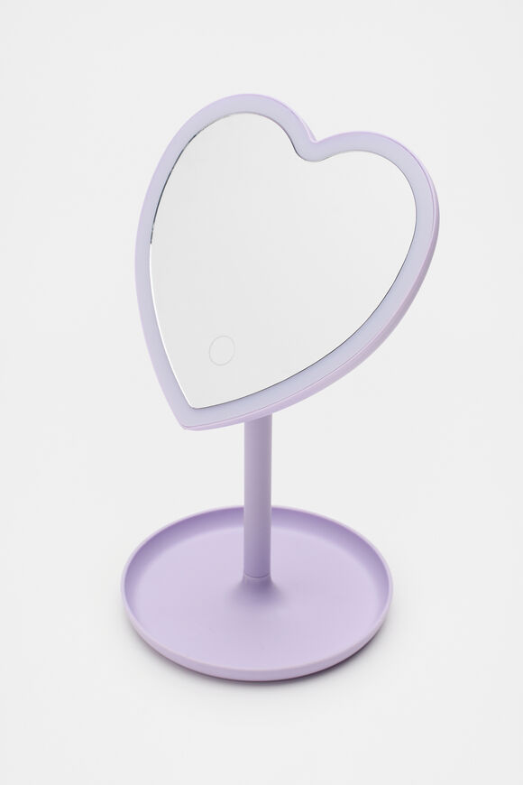 Heart Mirror  Lilac  hi-res