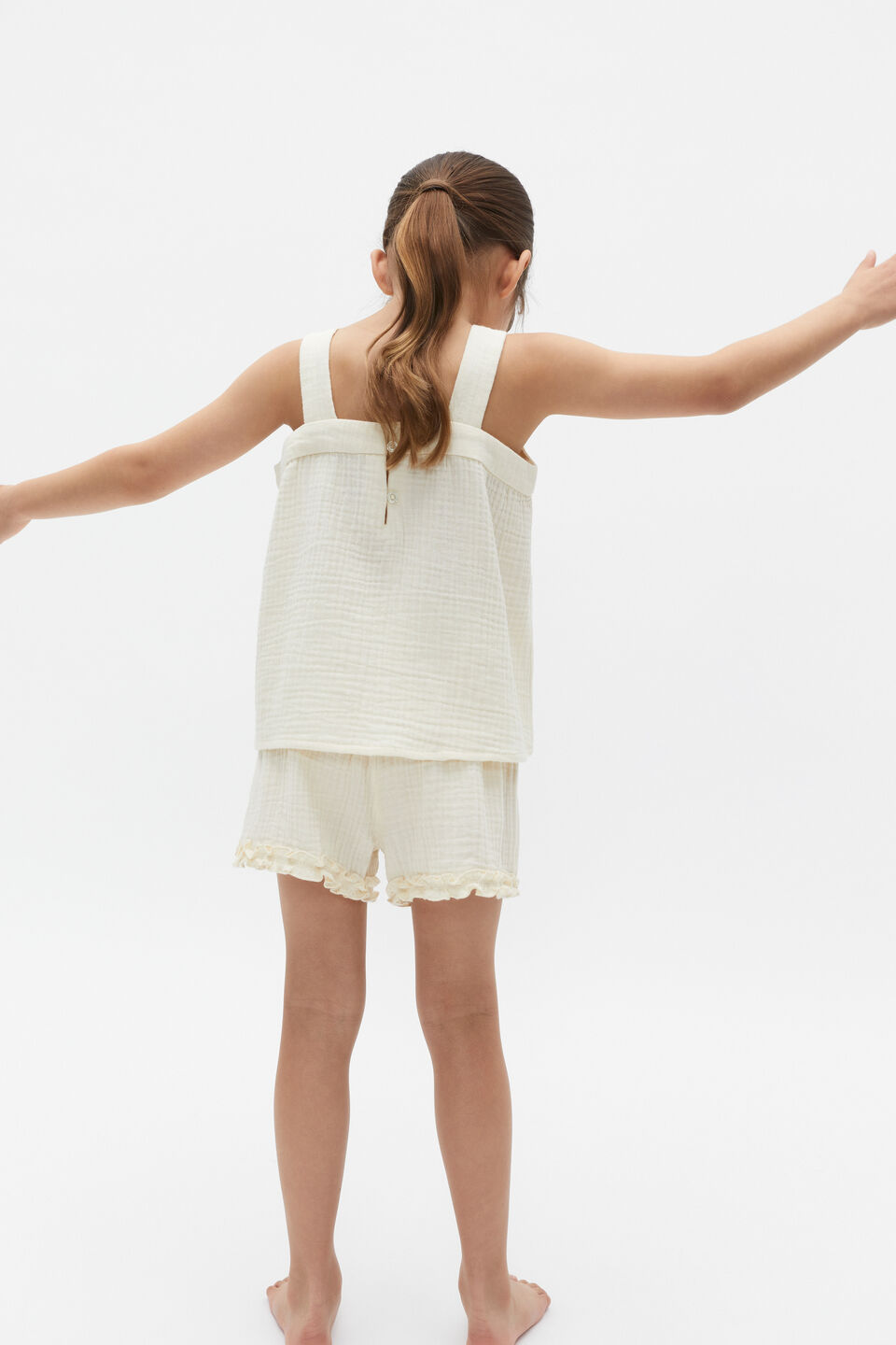 Cheesecloth Pyjama  Milk