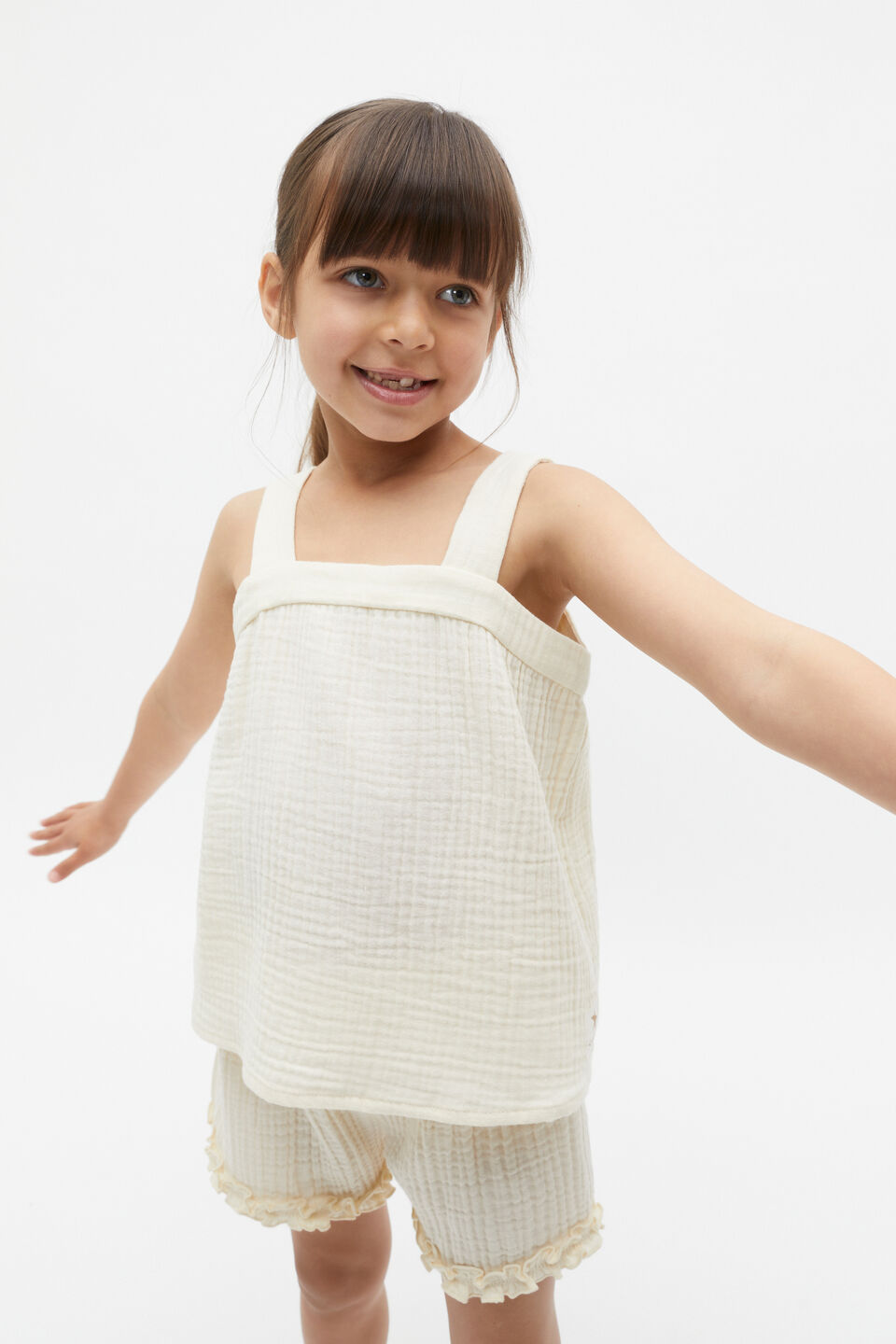 Cheesecloth Pyjama  Milk