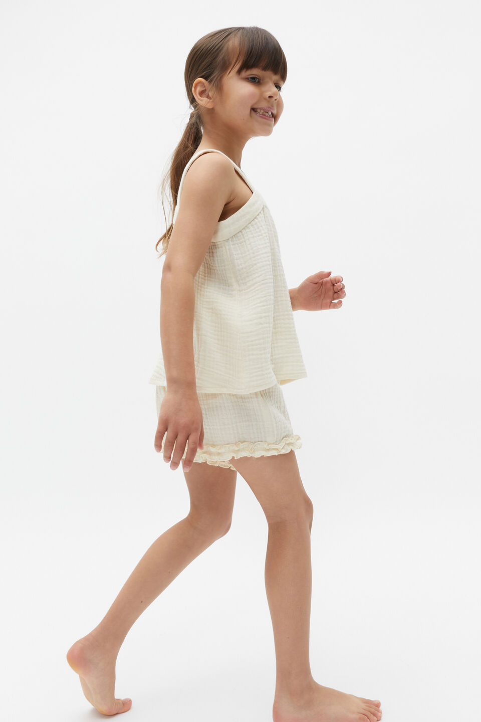 Cheesecloth Pyjama  Milk