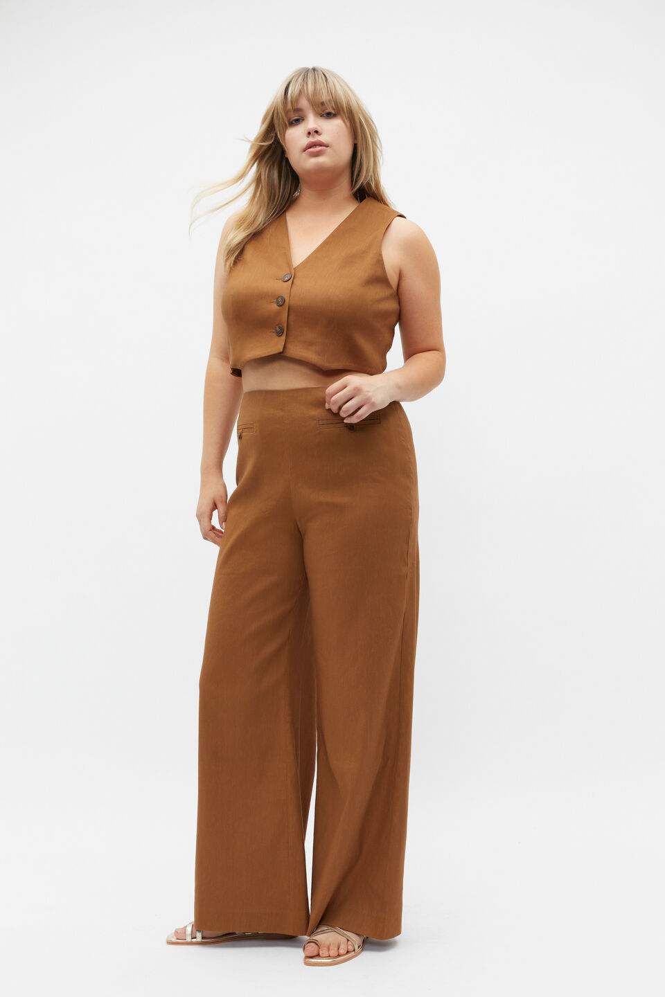 Tailored Welt Pocket Pant  Cinnamon Spice