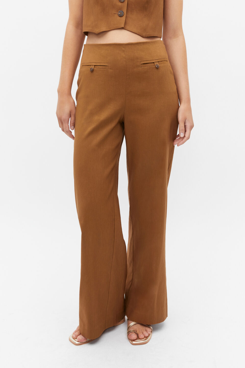 Tailored Welt Pocket Pant  Cinnamon Spice