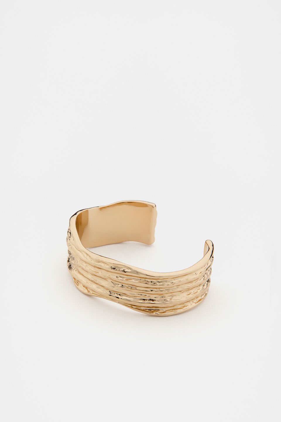 Crumpled Cuff  Gold