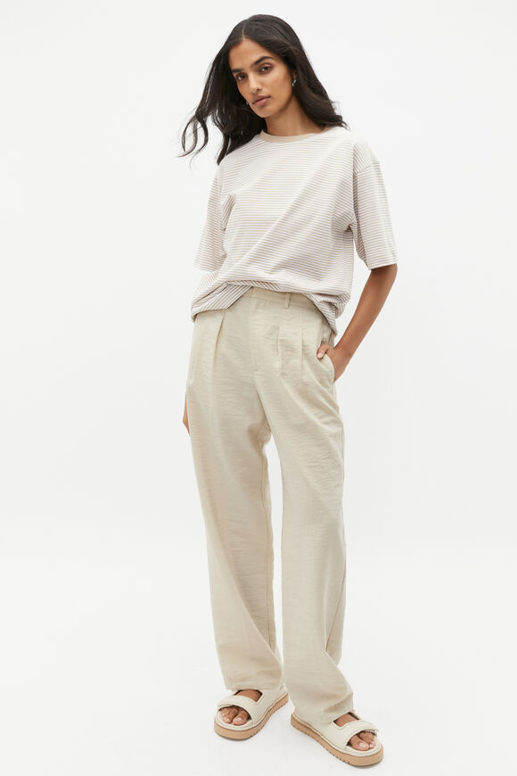Micro Stripe Tee  Cool Sand Stripe  hi-res
