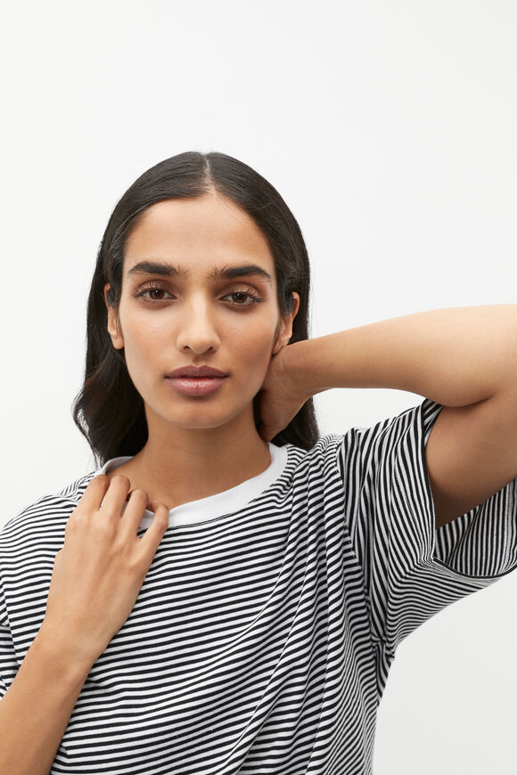 Micro Stripe Tee  Mono Stripe  hi-res
