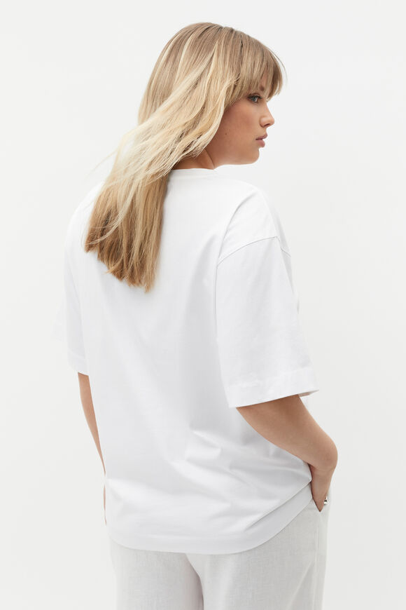 Monogrammed Logo Tee  Whisper White  hi-res