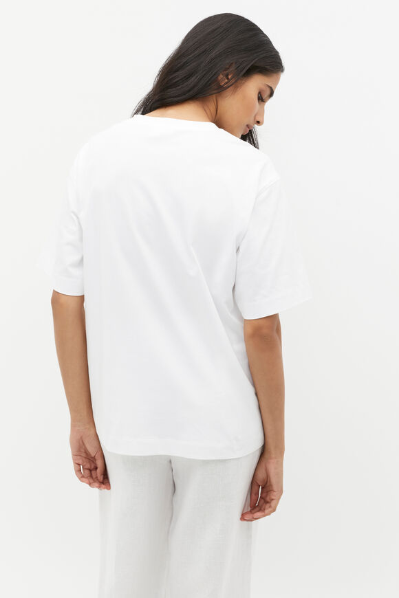 Monogrammed Logo Tee  Whisper White  hi-res