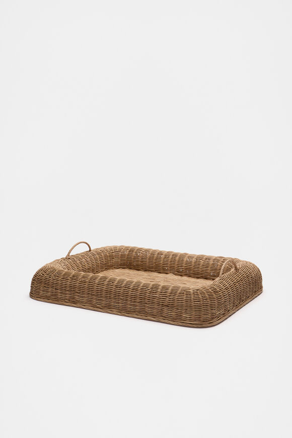 Adele Rattan Serving Tray  Natural  hi-res