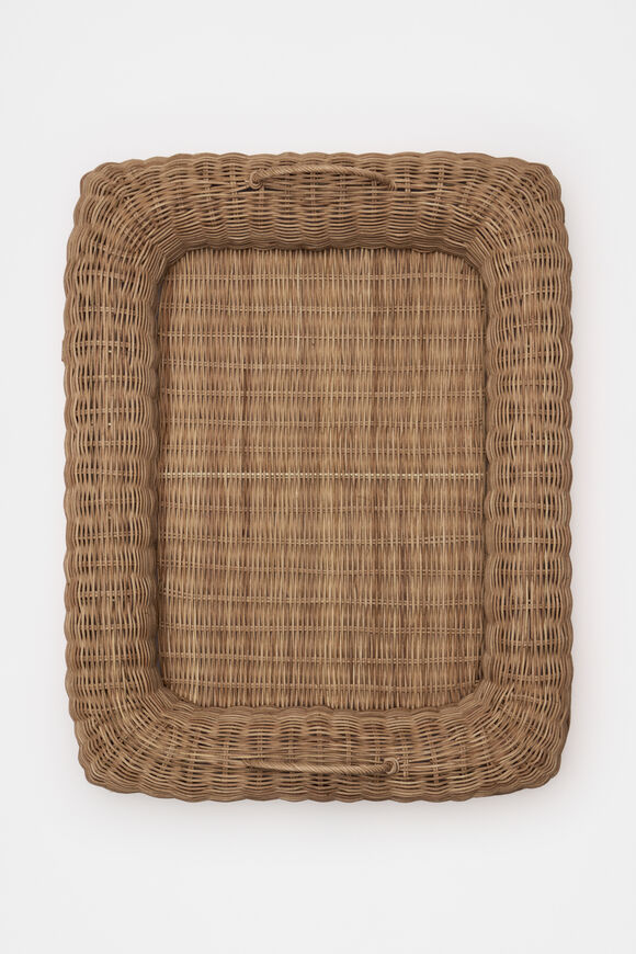 Adele Rattan Serving Tray  Natural  hi-res