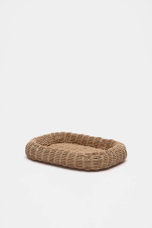 Adele Rattan Small Tray  Natural  hi-res