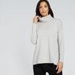 Cowl Neck Flock Sweater    hi-res