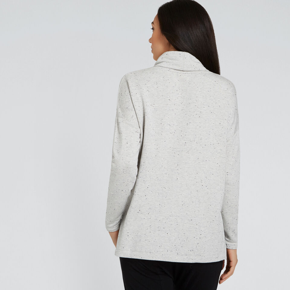 Cowl Neck Flock Sweater  