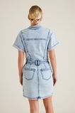 Acid Wash Denim Dress    hi-res