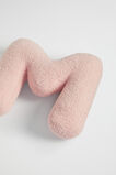 Teddy Initial Cushion Dusty Rose  M  hi-res