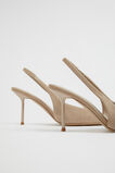 Jacinta Slingback Heel  Champagne Beige Suede  hi-res
