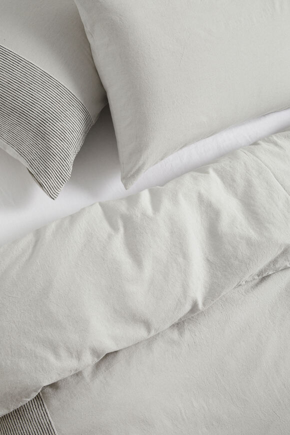 Leon Queen Duvet Cover  Silver Grey  hi-res