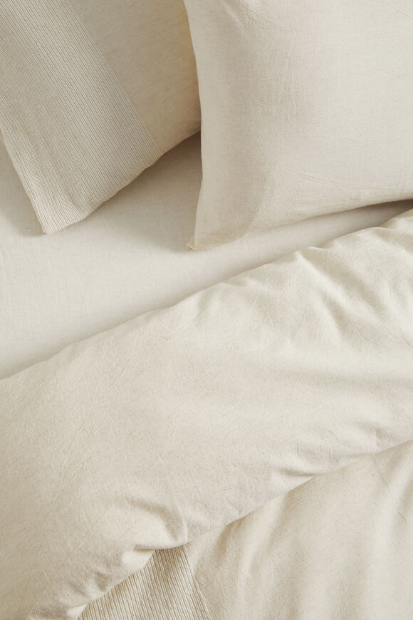 Leon King Duvet Cover  Natural  hi-res