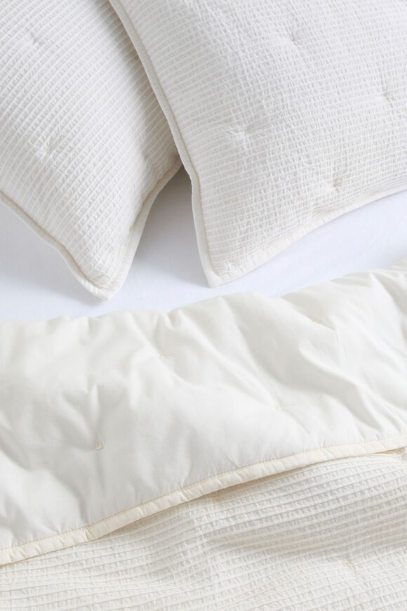 Nia Pleat Coverlet  Cloud Cream  hi-res