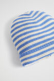 Stripe Knit Beanie  Bright Bluebell  hi-res