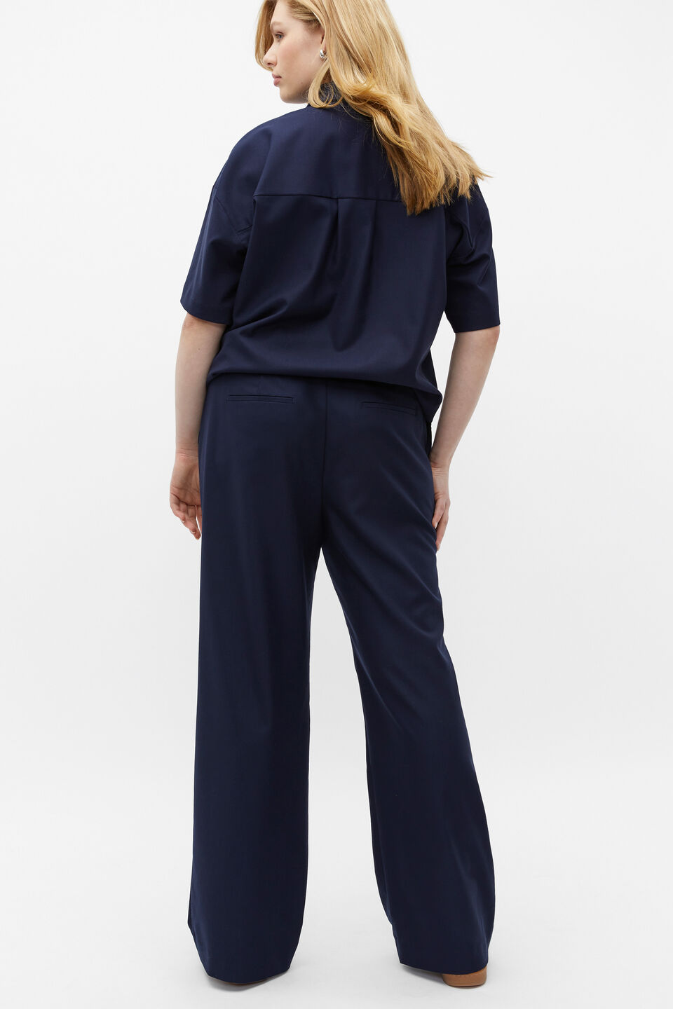 Elasticated Pull On Trouser  Midnight Sky