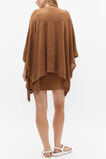 Fine Knit Poncho  Cinnamon Spice  hi-res