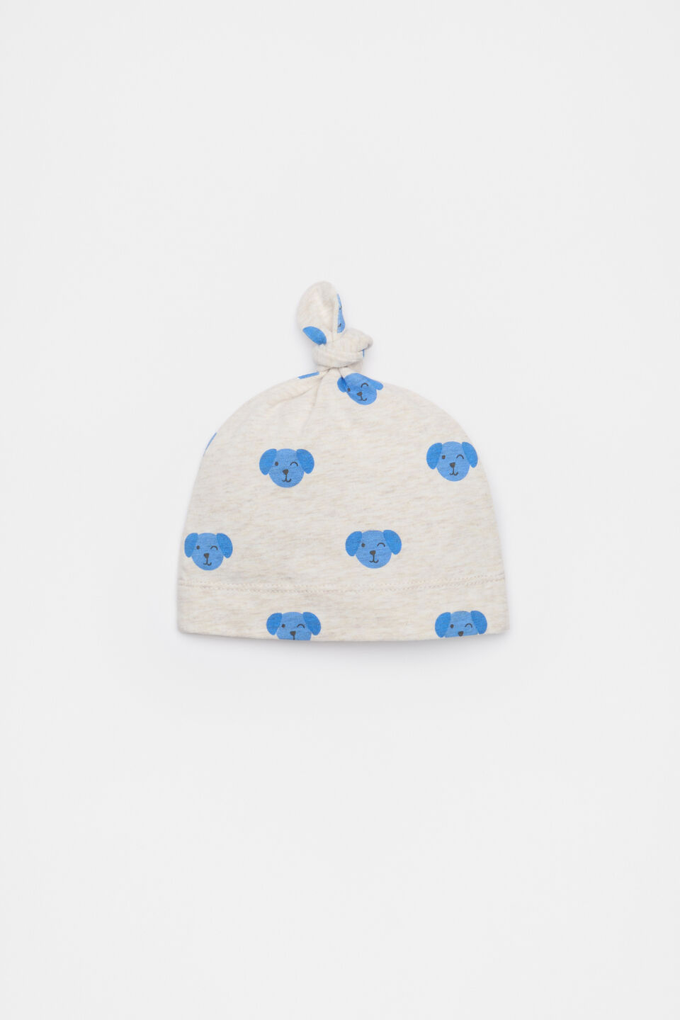 Dog Knot Hat  Natural Marle
