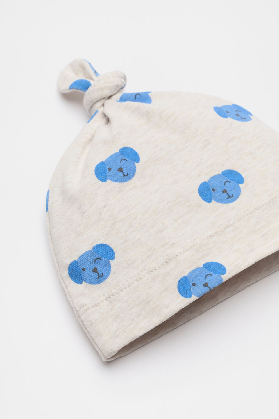 Dog Knot Hat  Natural Marle