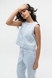 Denim Shell Top  Glacier Denim  hi-res