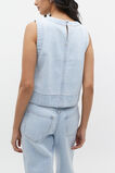 Denim Shell Top  Glacier Denim  hi-res