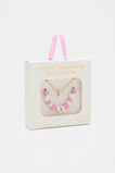 Initial Necklace & Bracelet Set  J  hi-res