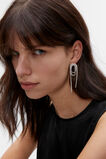 Crystal Looped Earring  Silver  hi-res
