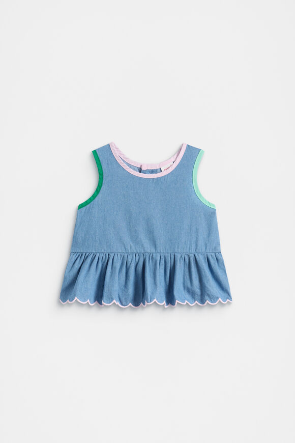 Chambray Top  Chambray  hi-res