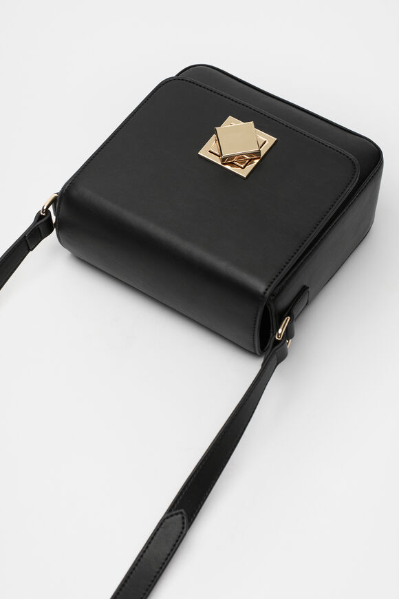Boxy Crossbody Bag  Black  hi-res